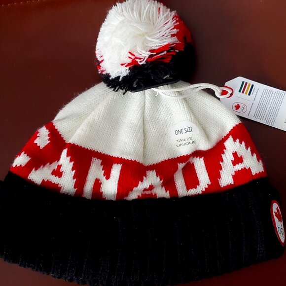 Hudson's Bay Company HBC Stripes Babies Olympics Canada Toque Hat - Picture 1 of 2